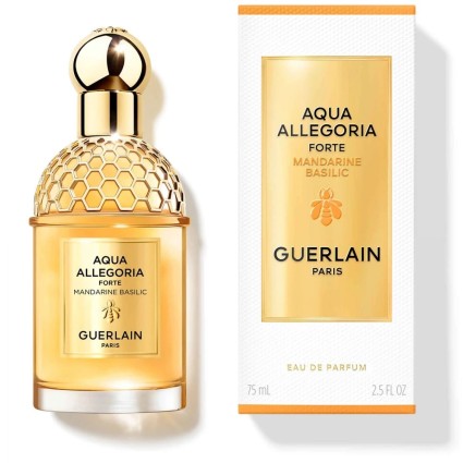 "Guerlain Aqua Allegoria Forte Mandarine Basilic: A bright, citrus, warm."