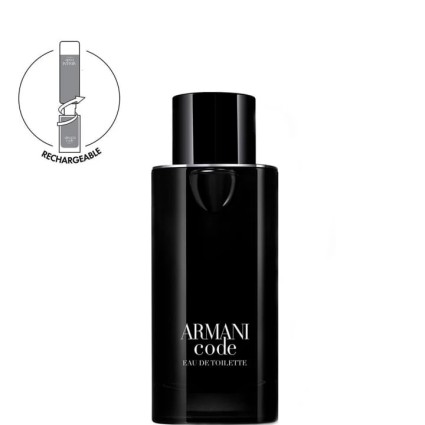 "Armani Code EDT: A fresh, citrus, leather, tonka, elegant."