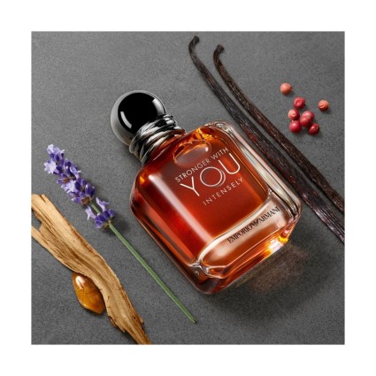 "Armani Stronger With You Intensely: A warm, vanilla, amber, bold."