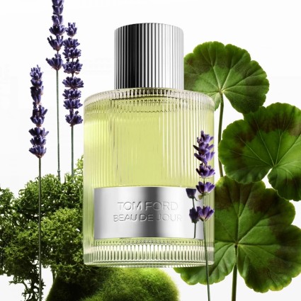 "Tom Ford Beau de Jour: A classic, aromatic, fougère, lavender."