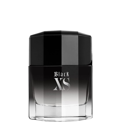 "Paco Rabanne Black XS Excess: A bold, woody, aromatic, intense."