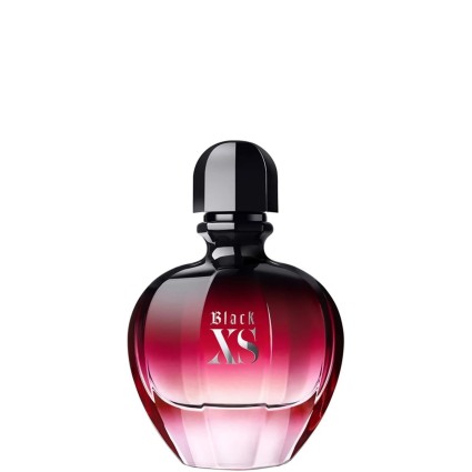 "Paco Rabanne Black XS for Her: A sweet, fruity, dark, vanilla."