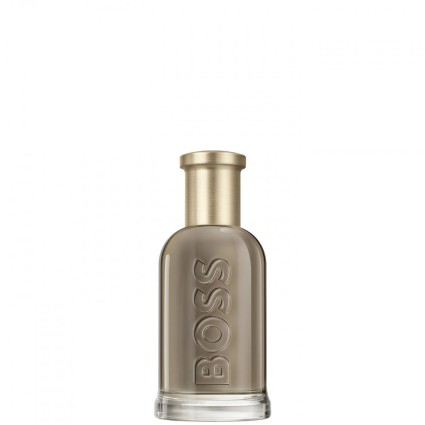 "Boss Bottled EDP: A warm, woody, spicy, apple, modern."