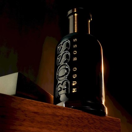 "Hugo Boss Bottled Le Parfum: An intense, woody, leather, fig, warm."