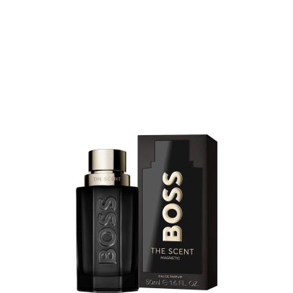 "Hugo Boss The Scent Magnetic: An intense, leather, fruity, vanilla."