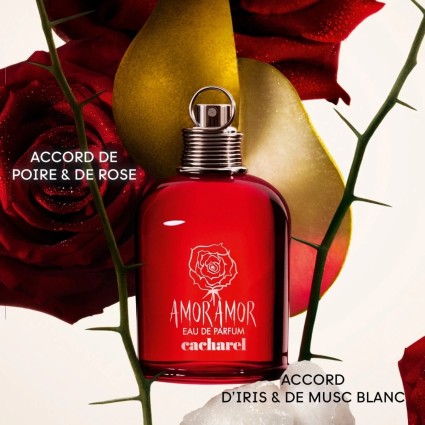 "Cacharel Amor Amor EDP: A sweet, fruity, vanilla, passionate."
