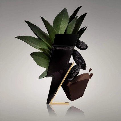 "Carolina Herrera Bad Boy: A bold, spicy, woody, cocoa, tonka."