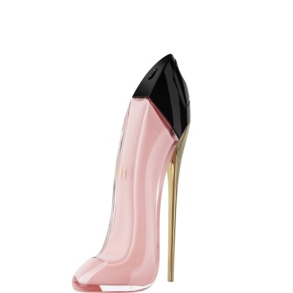 "CH Good Girl Blush: A soft, peony, vanilla, elegant, sweet."