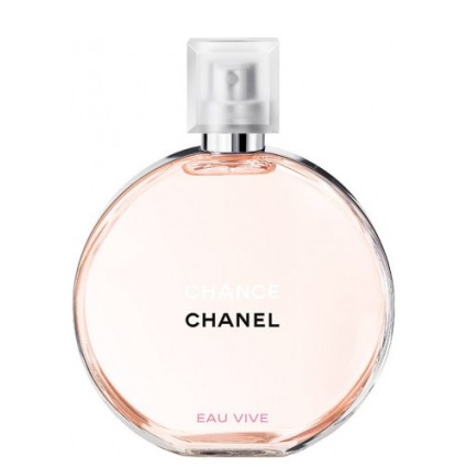 "Chanel Chance Eau Vive: A sparkling, vibrant, grapefruit, fresh."