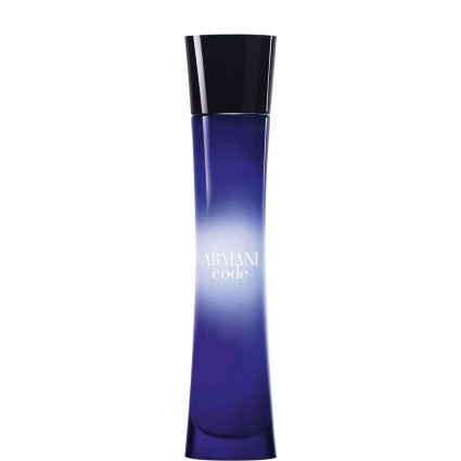 "Armani Code Femme: A sensual, orange blossom, vanilla, honey."