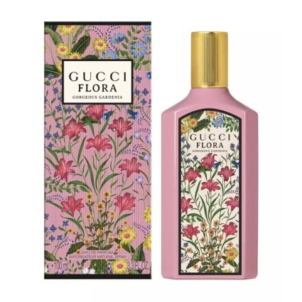 "Gucci Flora Gorgeous Gardenia: A joyful, sweet, white floral."