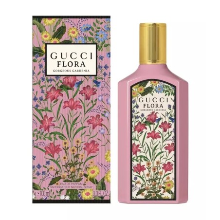 "Gucci Flora Gorgeous Gardenia: A joyful, sweet, white floral."