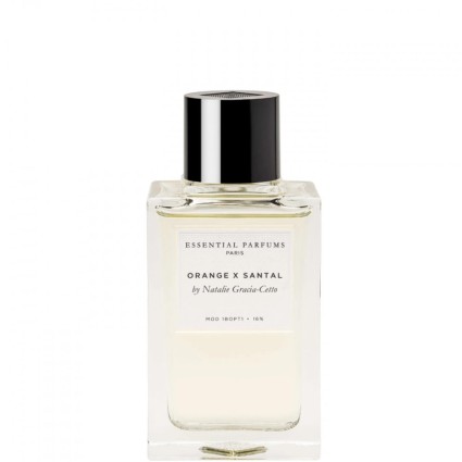 "Essential Parfums Orange X Santal: A fresh, citrus, warm sandalwood."