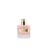 "Valentino Donna: An elegant, rose, iris, leather, sophisticated."