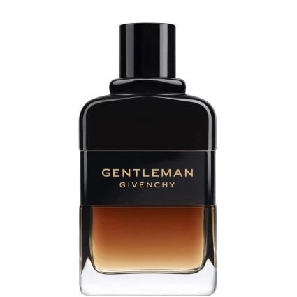 "Givenchy Gentleman Réserve Privée: A warm, sophisticated woody-amber scent."
