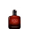 "Armani Stronger With You Parfum: An intense, warm, and addictive amber fougère."