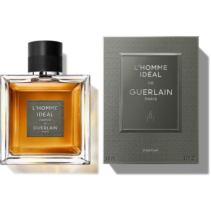 "Guerlain L'Homme Idéal Parfum: A sophisticated, intense, woody ambery scent."