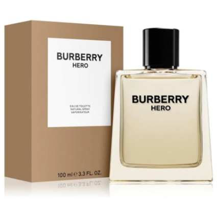 "Burberry Hero EDT: A fresh, woody, spicy, cedarwood, modern."