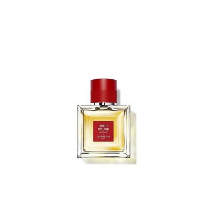 "Guerlain Habit Rouge L'Instinct Intense: An intense, bold, aromatic leather."