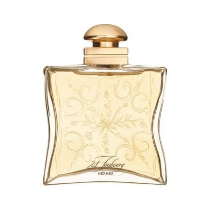 "Hermès 24 Faubourg EDT: A luminous, classic white floral."