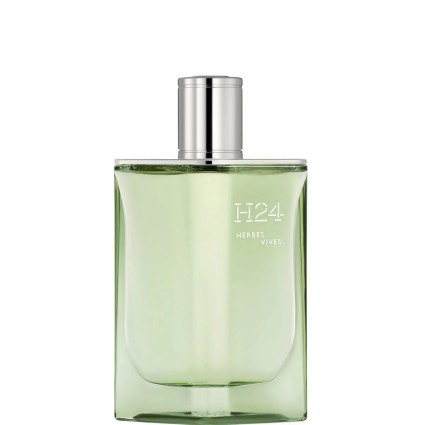 "Hermès H24 Herbes Vives: A fresh, vibrant, green aromatic."