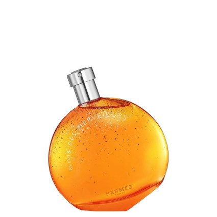 "Hermès Elixir des Merveilles: A warm, amber, woody, resinous scent."