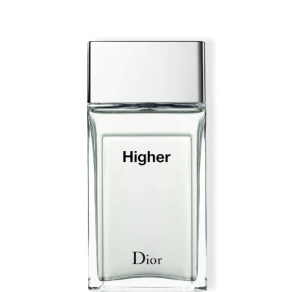 "Dior Higher: A fresh, vibrant, aromatic woody for men."