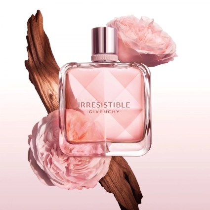 "Givenchy Irresistible: A vibrant, rosy, musky floral."