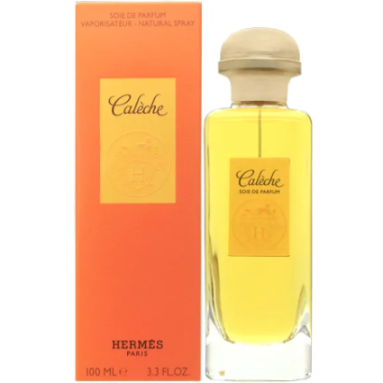 "Hermès Calèche Soie: A rich, aldehydic, floral, woody."