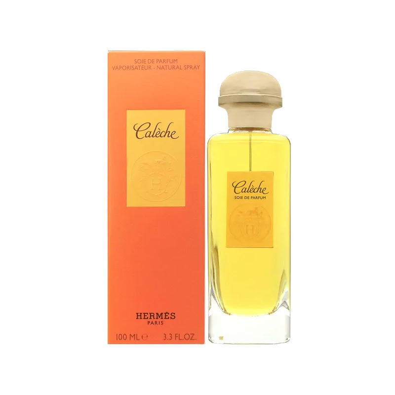 "Hermès Calèche Soie: A rich, aldehydic, floral, woody." "Hermès Calèche Soie: A rich, aldehydic, floral, woody."
