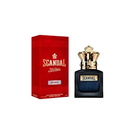 "JPG Scandal Pour Homme Intense: A warm, ambery, woody caramel."