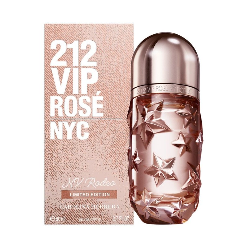 "CH 212 VIP Rosé Rodeo: A sparkling, fruity, floral, limited." "CH 212 VIP Rosé Rodeo: A sparkling, fruity, floral, limited."