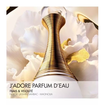"Dior J'Adore Parfum d'eau: An alcohol-free, fresh white floral."