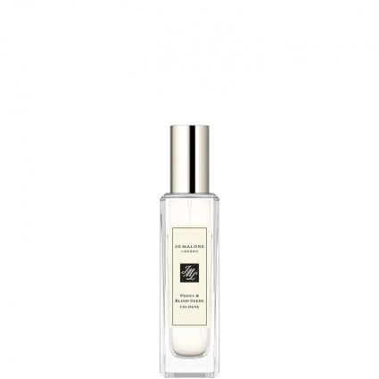 "Jo Malone Peony & Blush Suede: Flirty, fruity, floral, soft."