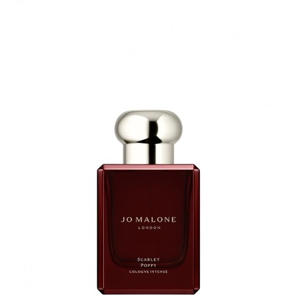 "Jo Malone Scarlet Poppy: Velvety, opulent, ambery floral."