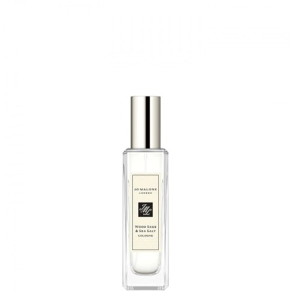 "Jo Malone Wood Sage & Sea Salt: Fresh, earthy, mineral, airy."