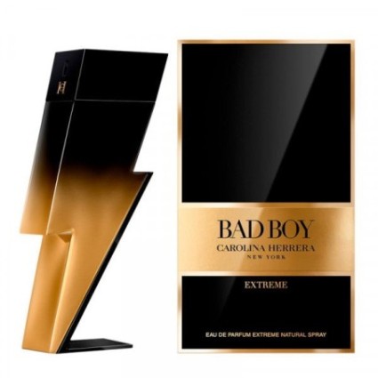 "CH Bad Boy Extreme: A fiery, spicy, woody, vetiver, intense."