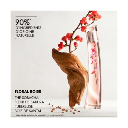 "Kenzo Flower Ikebana: A fresh, woody, floral, tea-inspired."