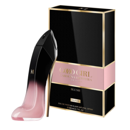 A highly concentrated Chypre-Amber eau de parfum that enhances the original notes of Good Girl Blush with an intense
