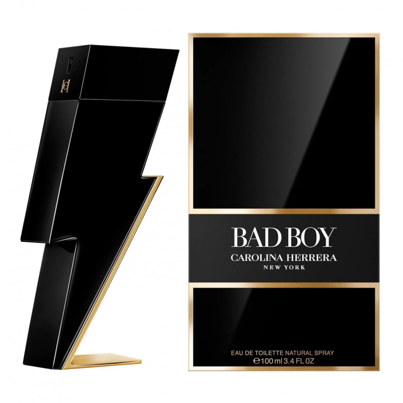 "Carolina Herrera Bad Boy: A bold, spicy, woody, cocoa, tonka." "Carolina Herrera Bad Boy: A bold, spicy, woody, cocoa, tonka."