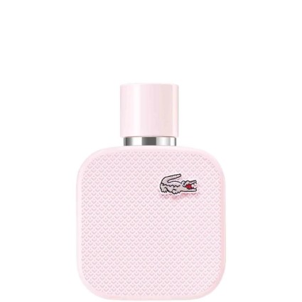"Lacoste L12.12 Rose: A fresh, fruity, floral, feminine scent."