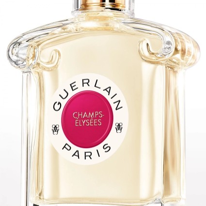 "Guerlain Champs Elysées: A cheerful, radiant, floral tribute."