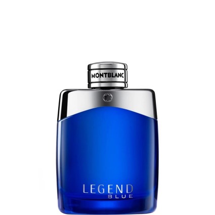 "Montblanc Legend Blue: Fresh, woody, amber, aquatic fougère."