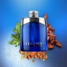 "Montblanc Legend Blue: Fresh, woody, amber, aquatic fougère."