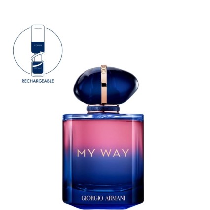 "Armani My Way Parfum: An intense, floral, vanilla, tuberose."