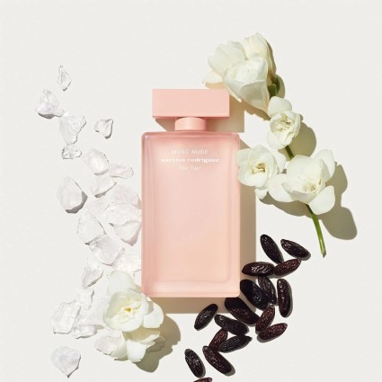 "Narciso For Her Musc Nude: A soft, delicate, rosy, warm musk."
