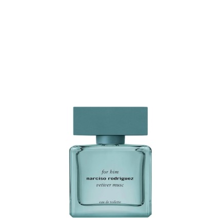 "Narciso For Him Vetiver Musc: Earthy, fresh, woody, clean musk."
