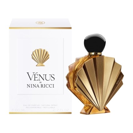 "Nina Ricci Venus: A radiant, magnolia, patchouli, vanilla floral."