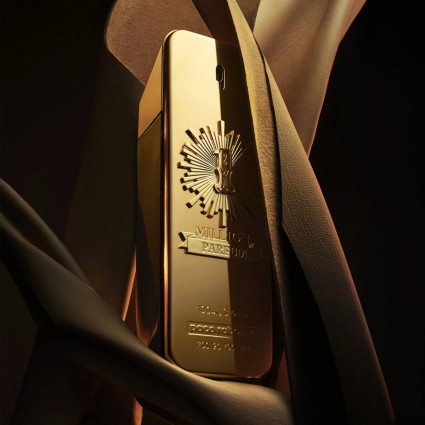 "Paco Rabanne 1 Million Parfum: A salty, leather, solar, amber."