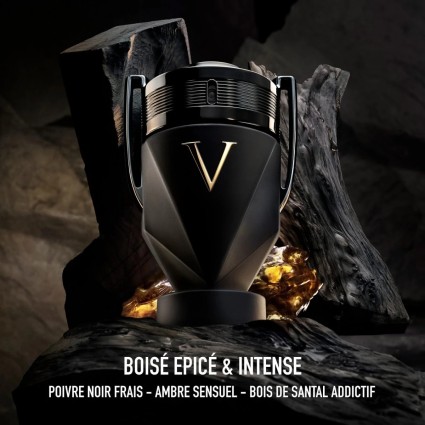 "Paco Rabanne Invictus Victory Absolu: A powerful, woody, spicy."